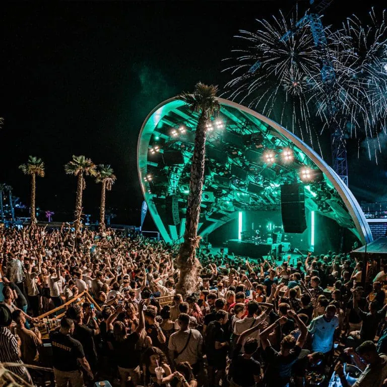 Papaya club at Zrce Beach in Novalja
